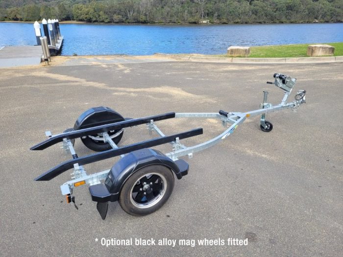 <b>Seatrail PWC Trailer (PWC12)</b><br>Suits stand up PWC (Jet Ski), older 2 strokes 2 & 3 seaters